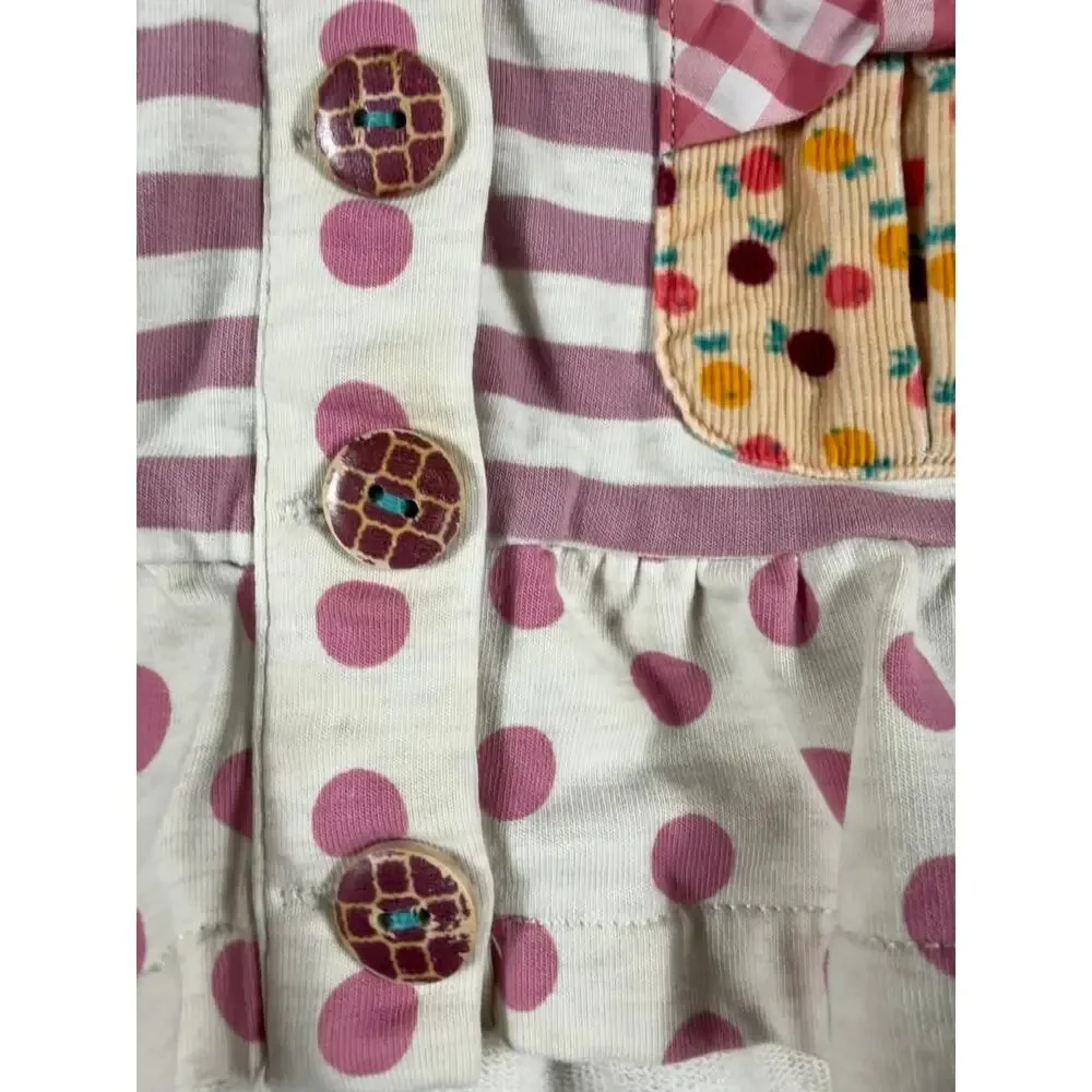 Matilda Jane Twinkle Twinkle Hoodie Jacket Ruffle Polka Dot 18-24 Months